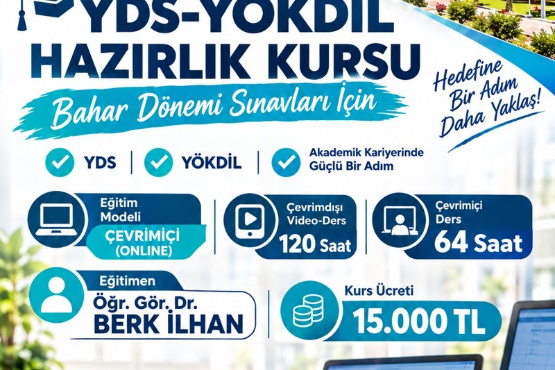 YDS-YÖKDİL HAZIRLIK KURSU (2027 Bahar Dönemi Sınavları İçin)